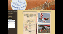 Desktop Screenshot of lescasquesdecuir.com